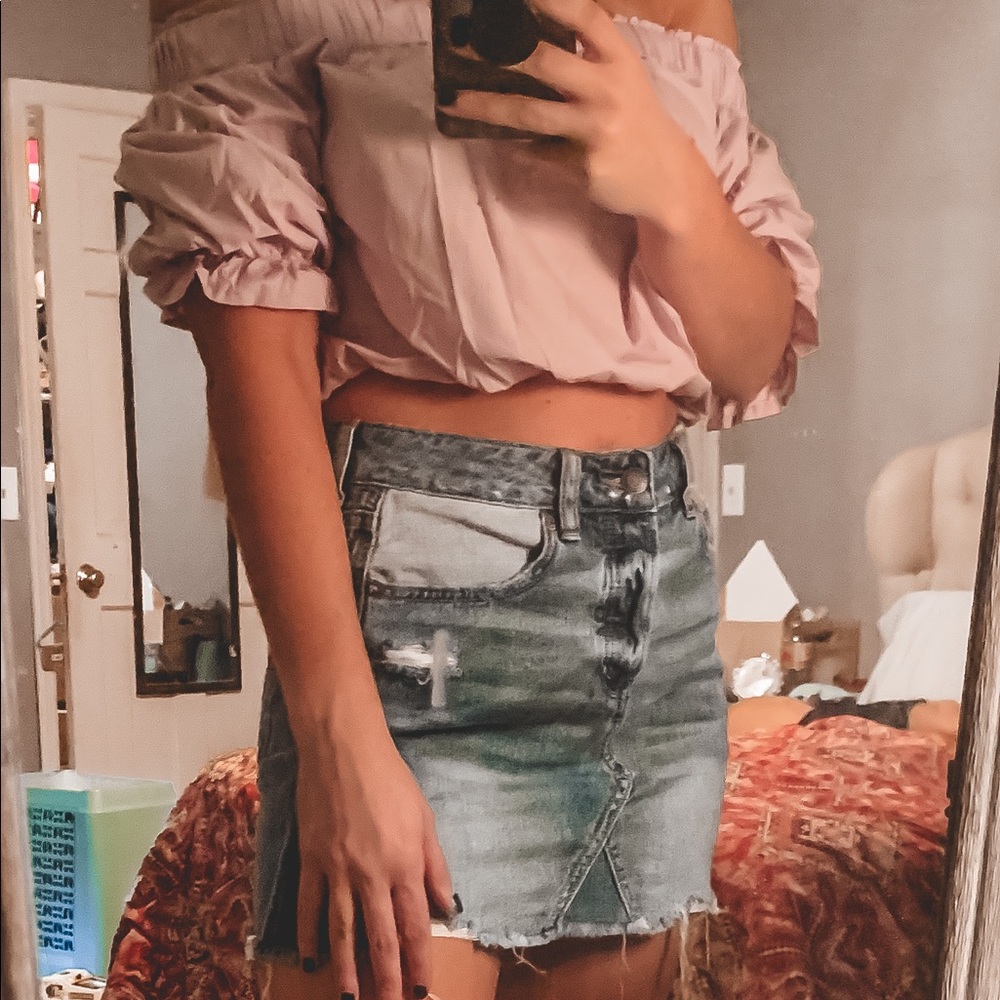 American Eagle denim skirt